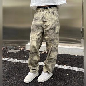 Realtakai RT NO. 5023 DESERT CAMO WIDE STRAIGHT JEANS